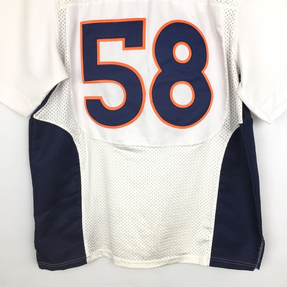 Nike Denver Broncos Super Bowl 50 Von Miller 58 NFL Football Jersey Mens Sz XL - Picture 10 of 13
